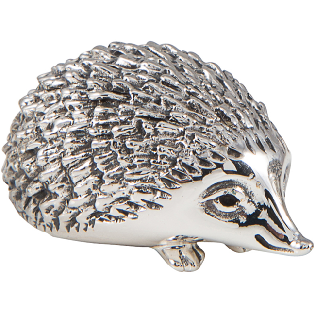 Saturno Silver Hedgehog Miniature Medium-Collectables-Goviers