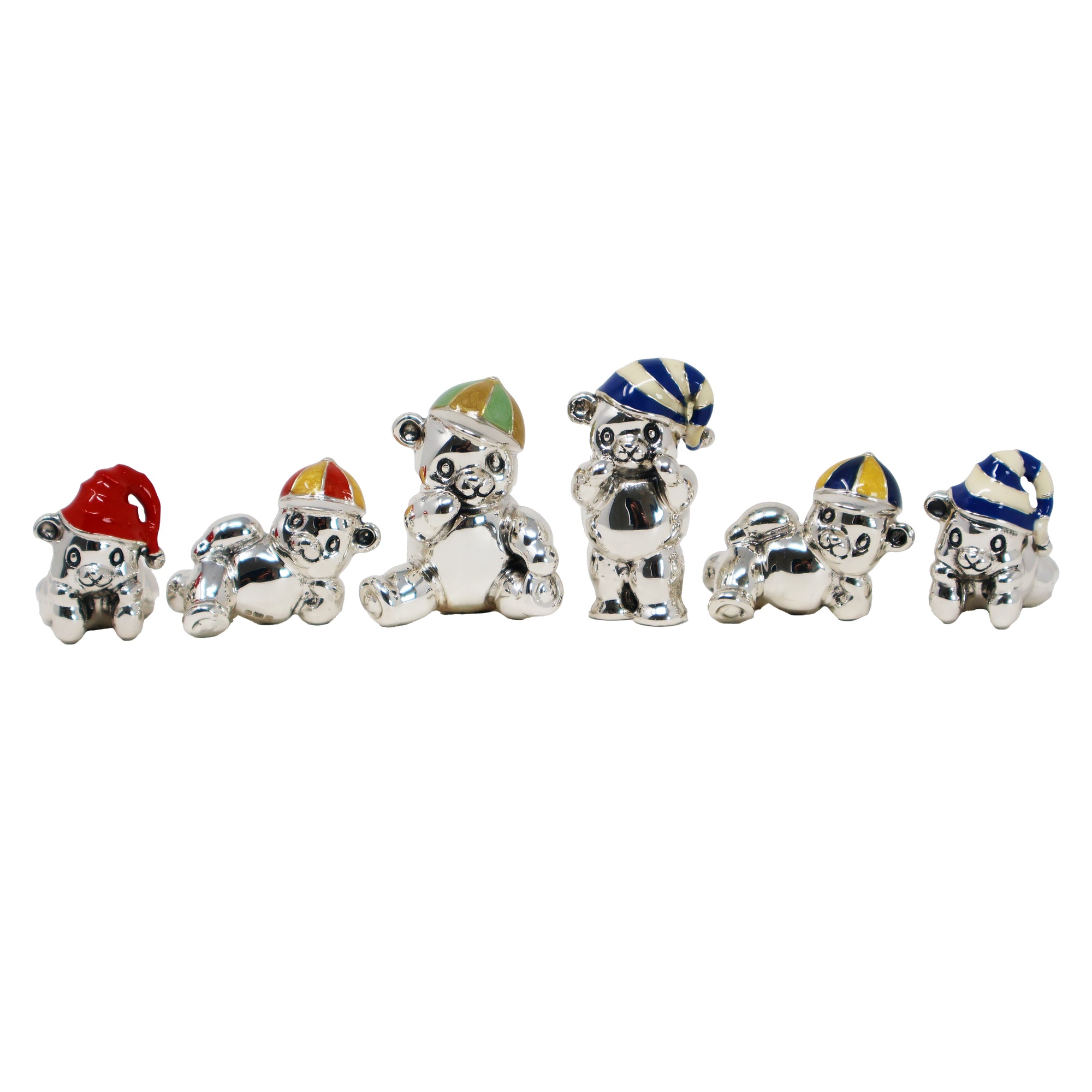 Saturno Teddy Laying on Tummy, Red Cap-Goviers