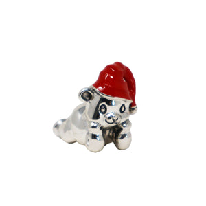 Saturno Teddy Laying on Tummy, Red Cap-Goviers