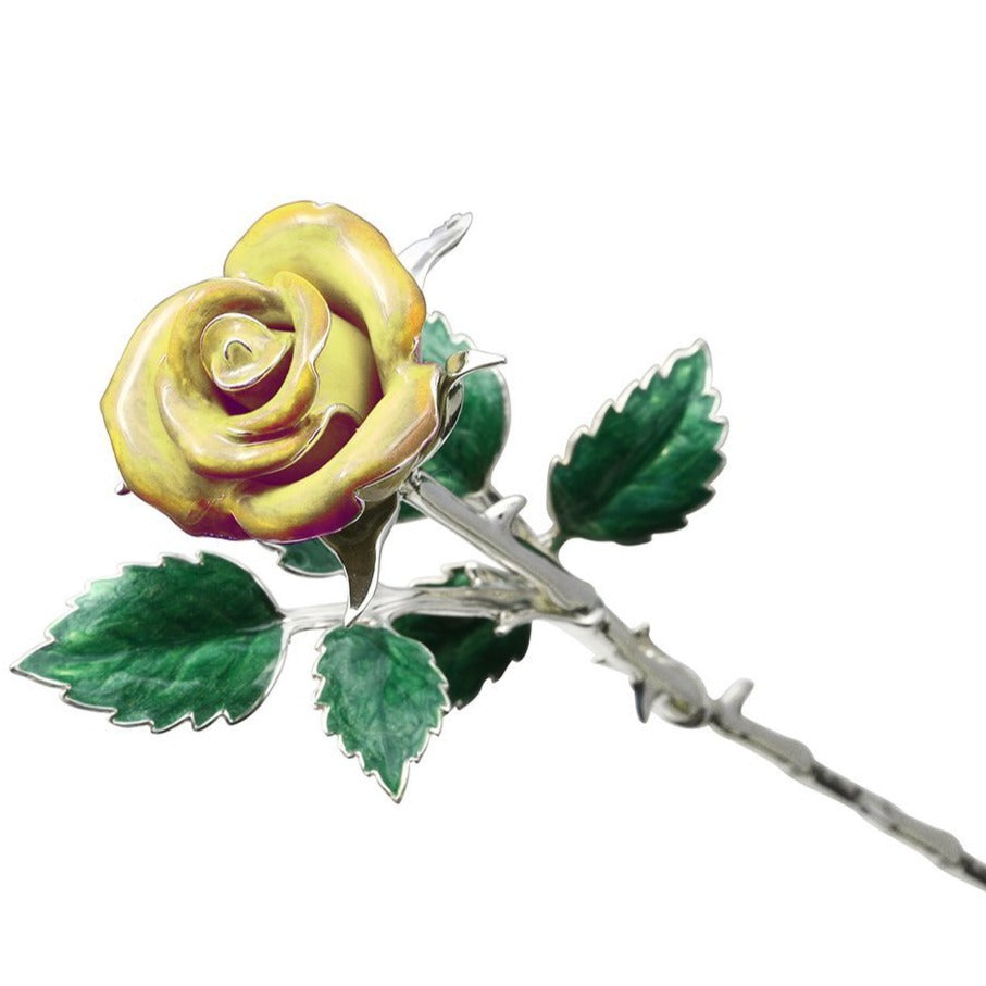 Saturno Yellow Peace Rose-V E Day Collectable-Goviers