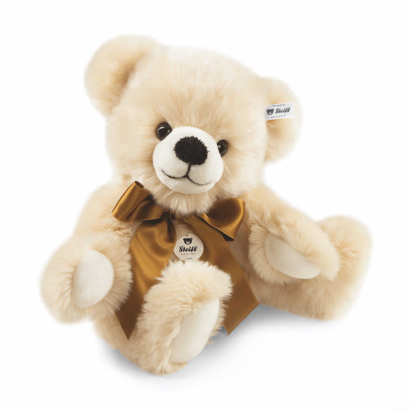 Steiff Bobby Dangling Teddy Bear, Cream-Goviers