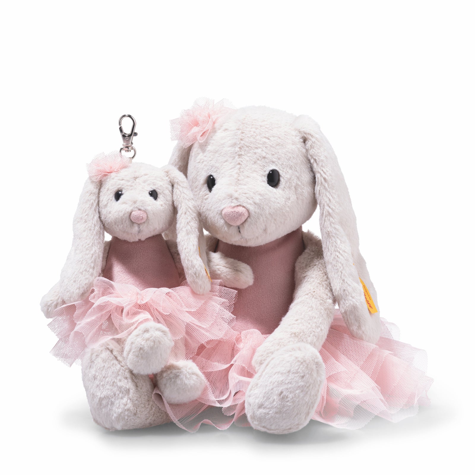 Steiff Hoppie Ballet Rabbit Key Charm-Goviers