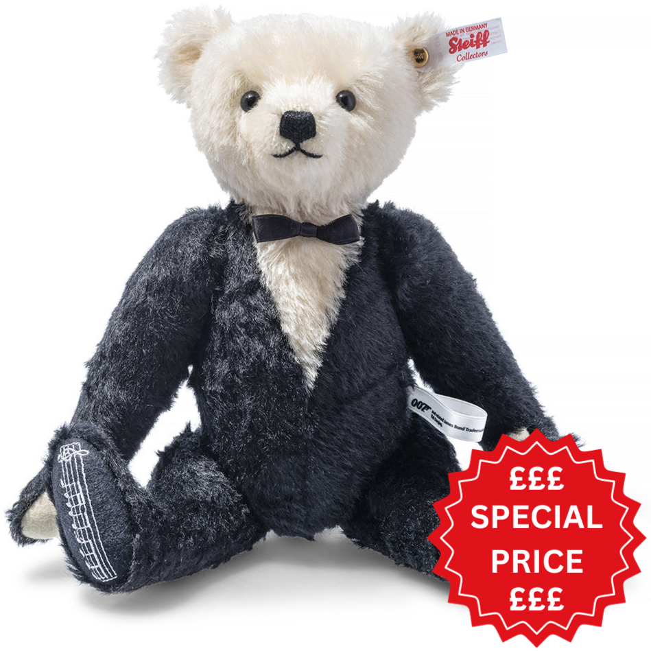 Steiff James Bond Dr No Musical Bear-Collectable Teddy Bears-Goviers