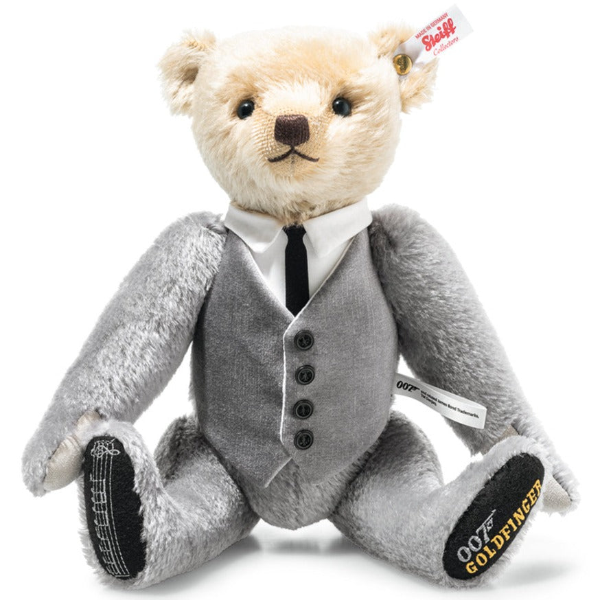 Steiff James Bond Goldfinger Musical Bear-Goviers