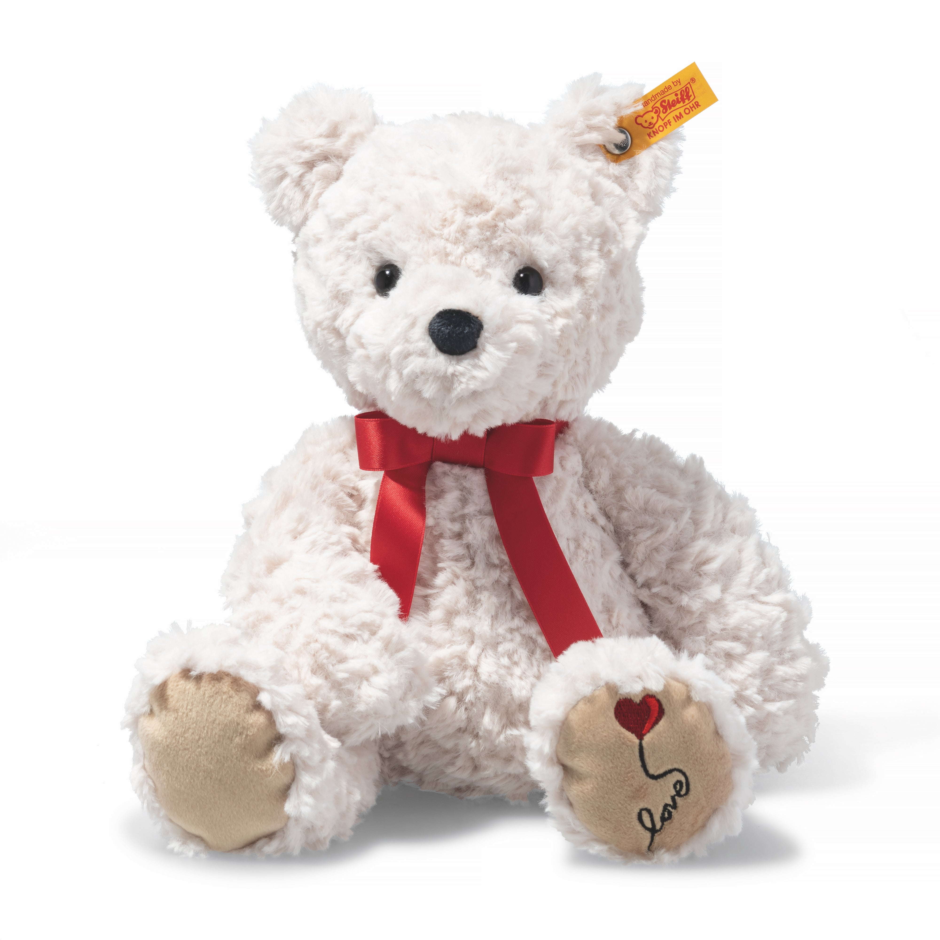 Steiff Jimmy love 30 creme くま ぬいぐるみ Steiff Jimmy Love Teddy Cream - Goviers of Sidmouth