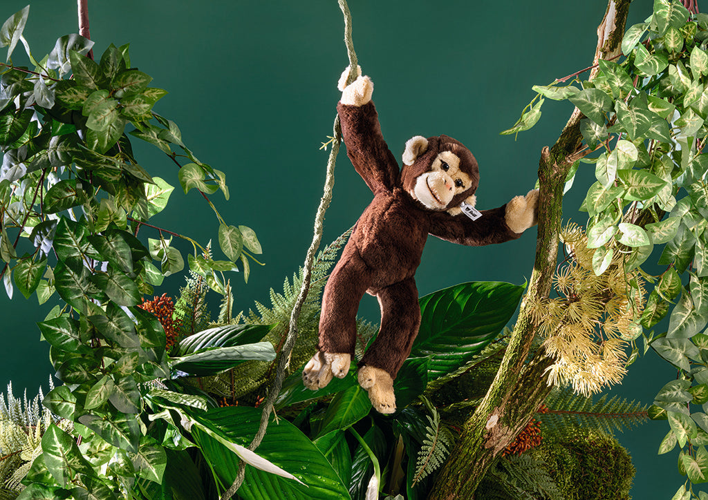 Steiff Koko Chimpanzee, Dark Brown-Goviers