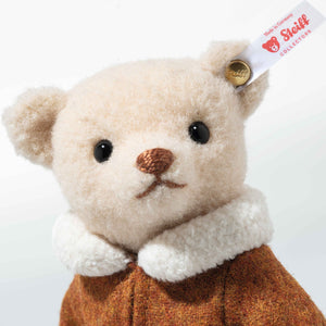 Steiff Mama Teddy Bear With Child On Holly Express-Goviers