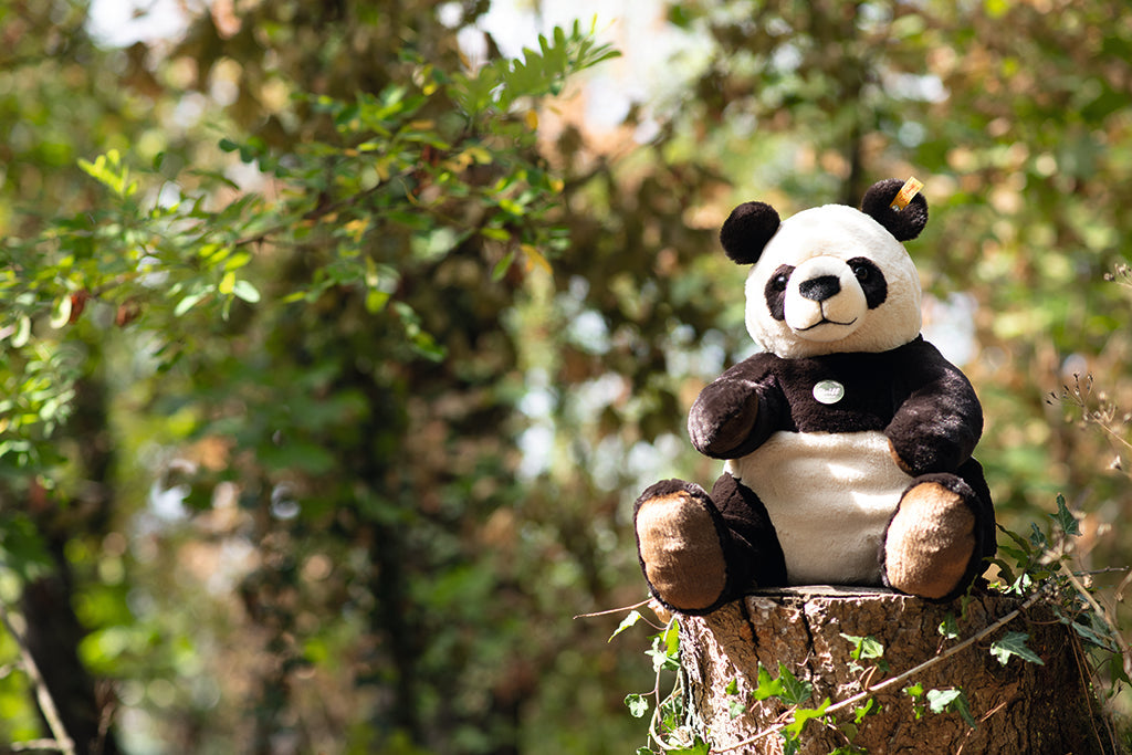 Steiff 北京PANDA 1,000体日本限定品ぬいぐるみ 約18cm Steiff Pandi Giant Panda - Goviers of Sidmouth