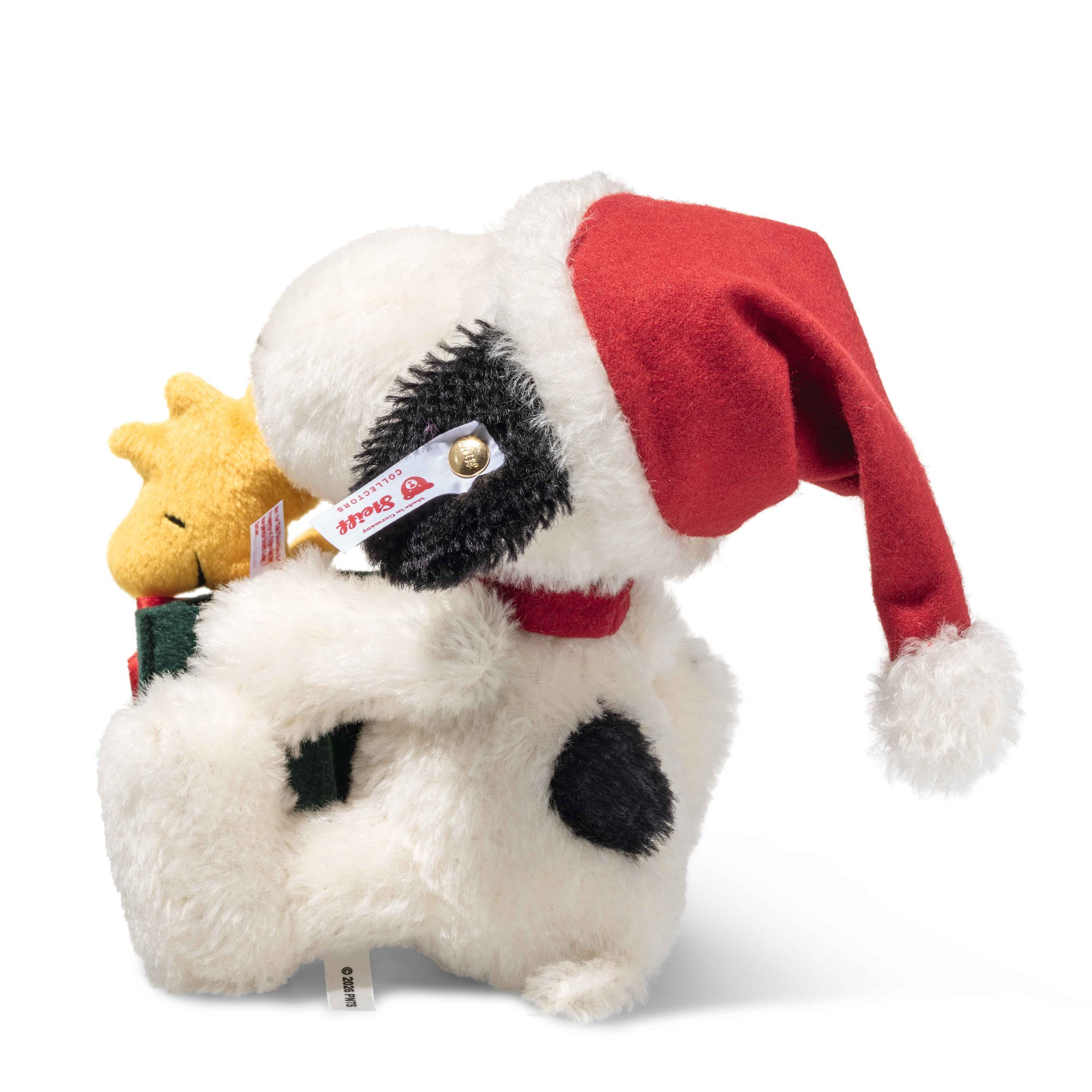 Steiff Snoopy with Woodstock Christmas - Goviers of Sidmouth