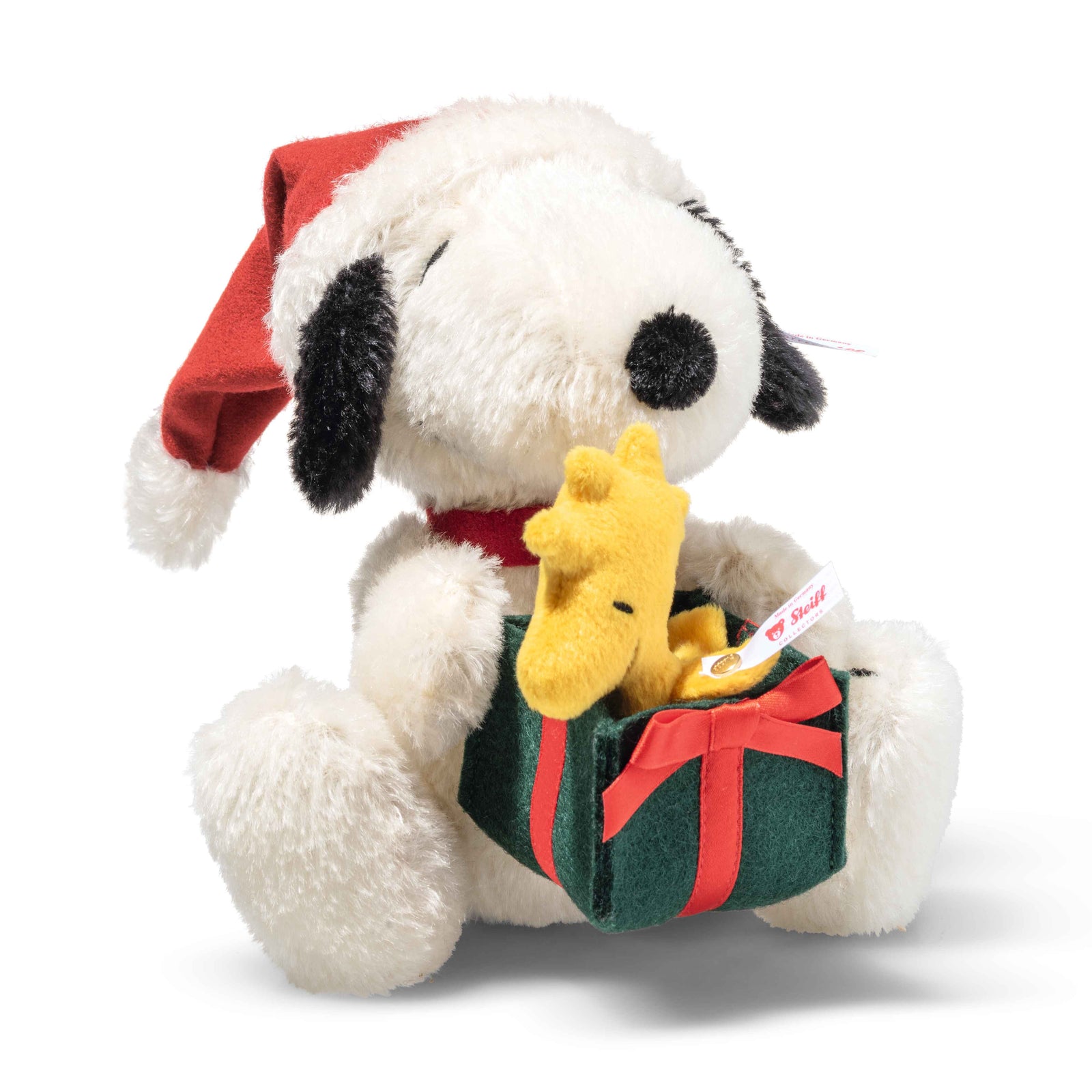 Steiff Snoopy with Woodstock - Christmas Edition - DELIVERY SEPTEMBER-Goviers