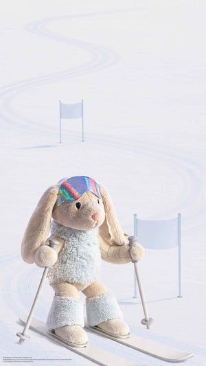 Steiff Soft Cuddly Friends Skier Hoppie Rabbit-Goviers