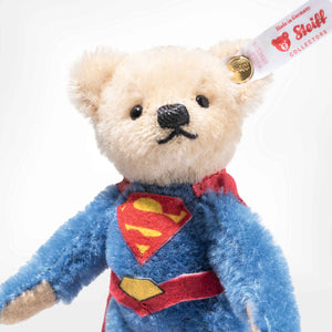 Steiff Superman Mini Teddy Bear - DELIVERY SEPTEMBER-Goviers