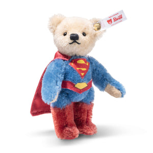 Steiff Superman Mini Teddy Bear - DELIVERY SEPTEMBER-Goviers
