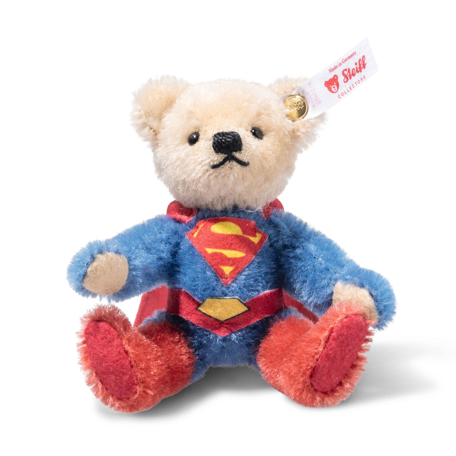 Steiff Superman Mini Teddy Bear - DELIVERY SEPTEMBER-Goviers