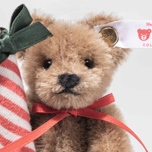Steiff Teddy Bear With Candy Cane Ornament-Goviers