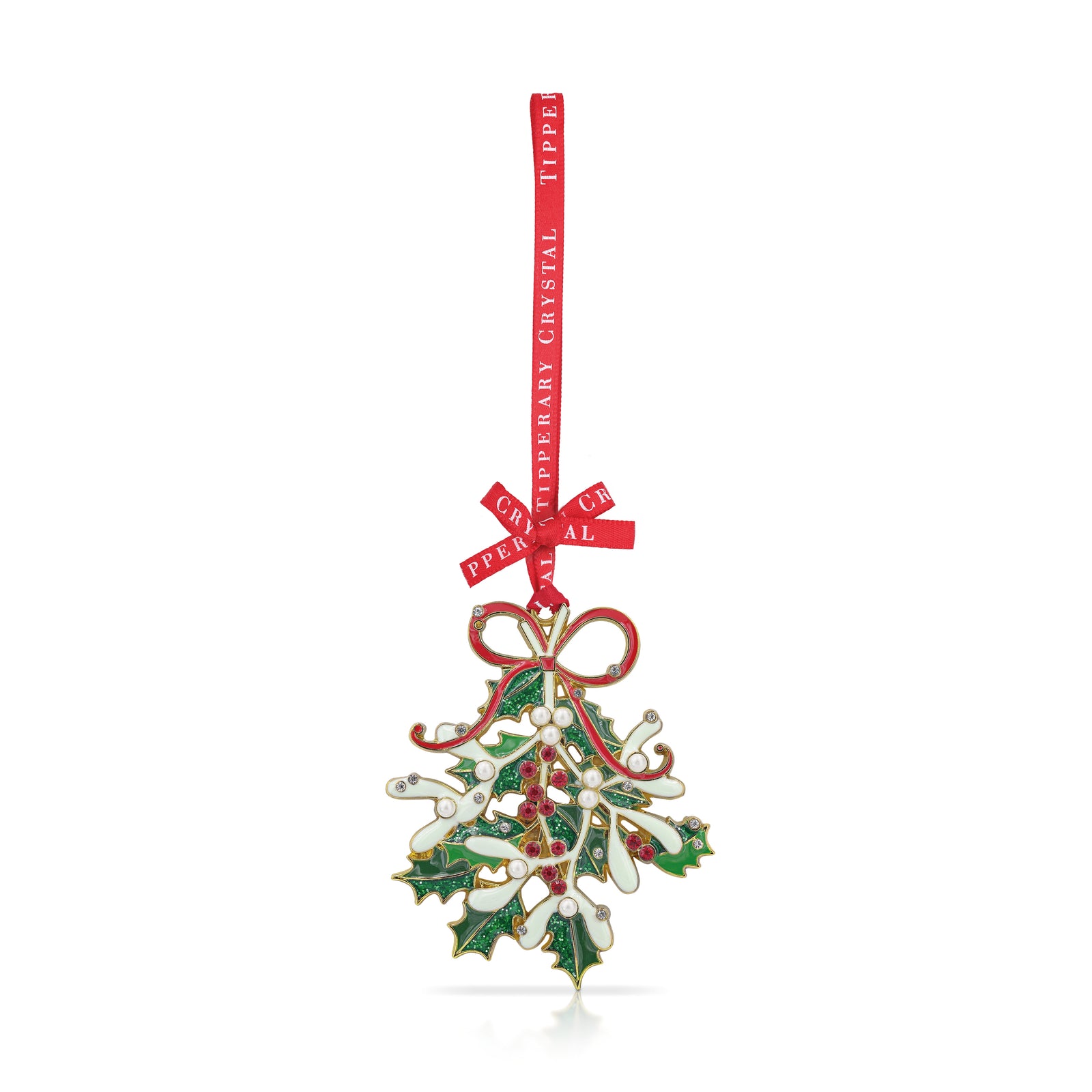 Tipperary Sparkle Mistletoe Christmas Tree Decoration-Goviers