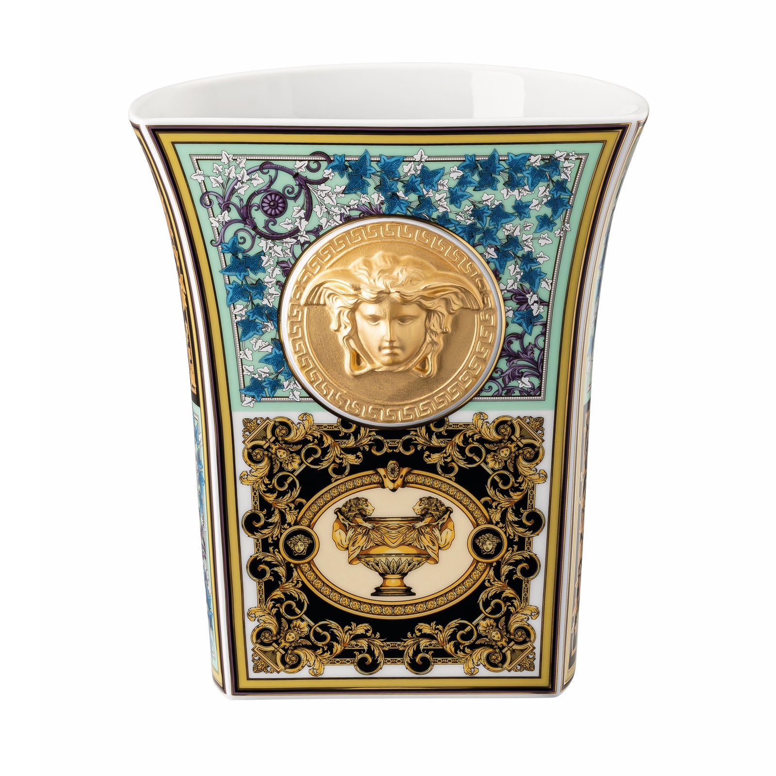 Versace Barocco Mosaic Vase 18cm-Goviers