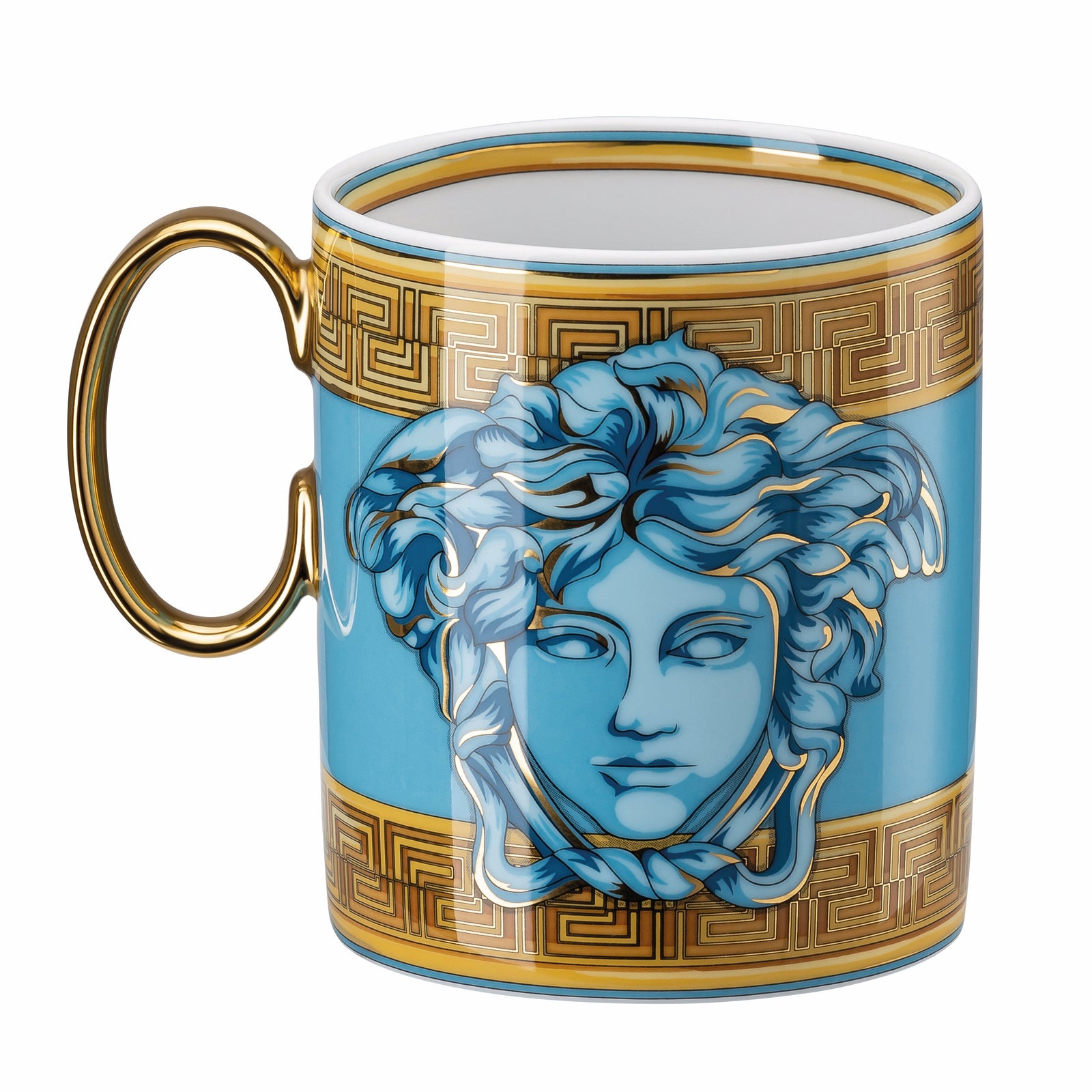 Versace Medusa Amplified Blue Mug 300ml-Goviers