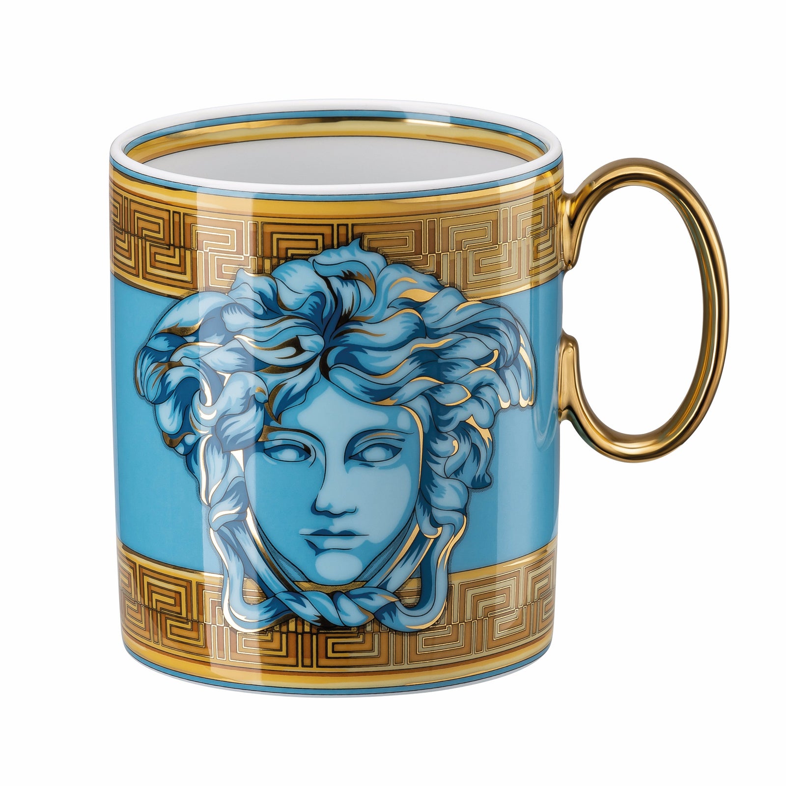 Versace Medusa Amplified Blue Mug 300ml-Goviers