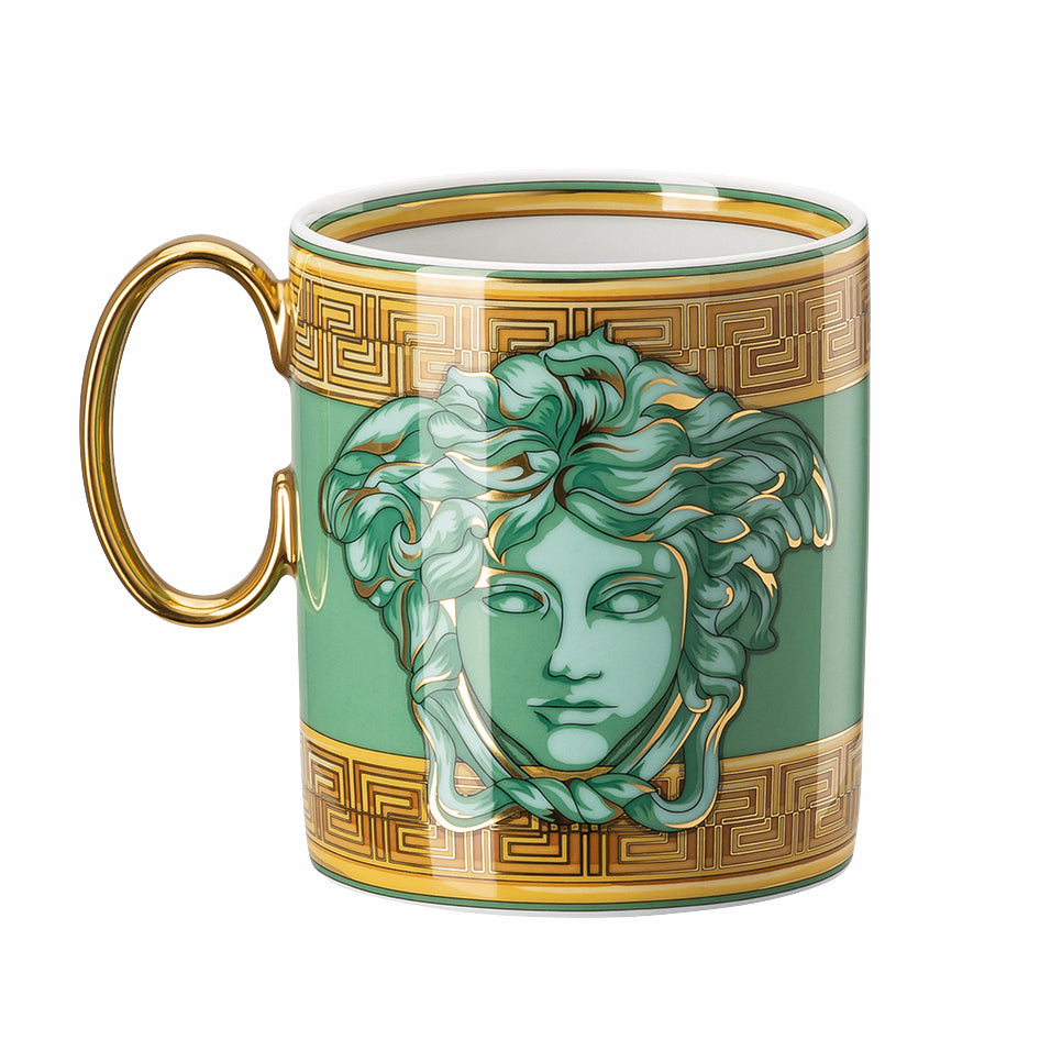 Versace Medusa Amplified Green Mug 300ml-Goviers