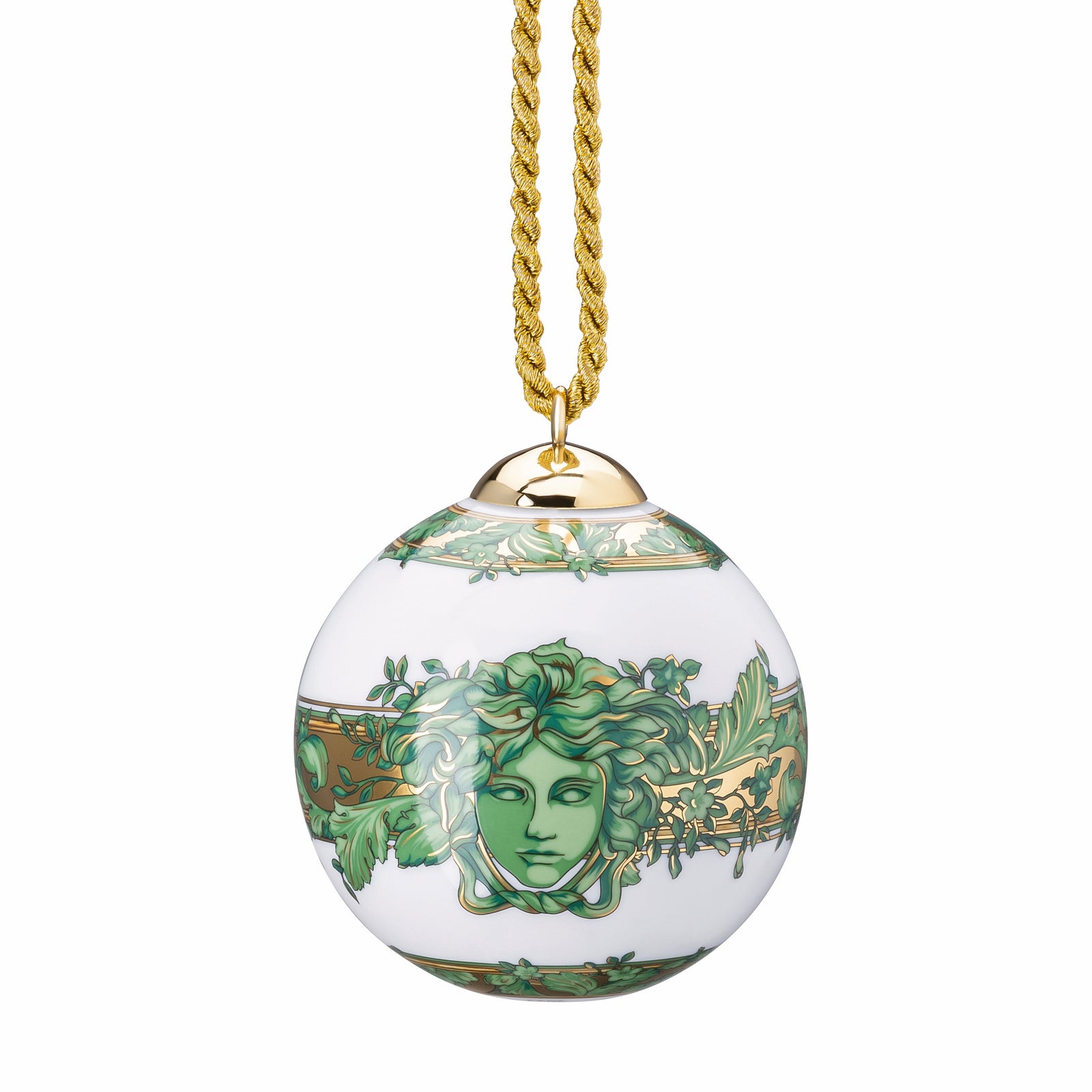 Versace Medusa Garland Green Bauble-Goviers