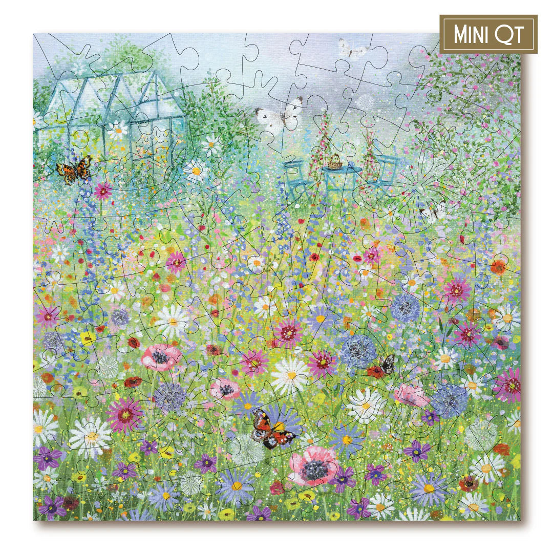 Victory Wooden Puzzle Butterfly Garden Mini QT-Goviers
