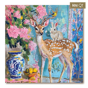 Victory Wooden Puzzles A Deer Friend MINI QT Jigsaw