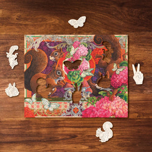 Victory Wooden Puzzles Backyard Playmates MINI QT-Goviers