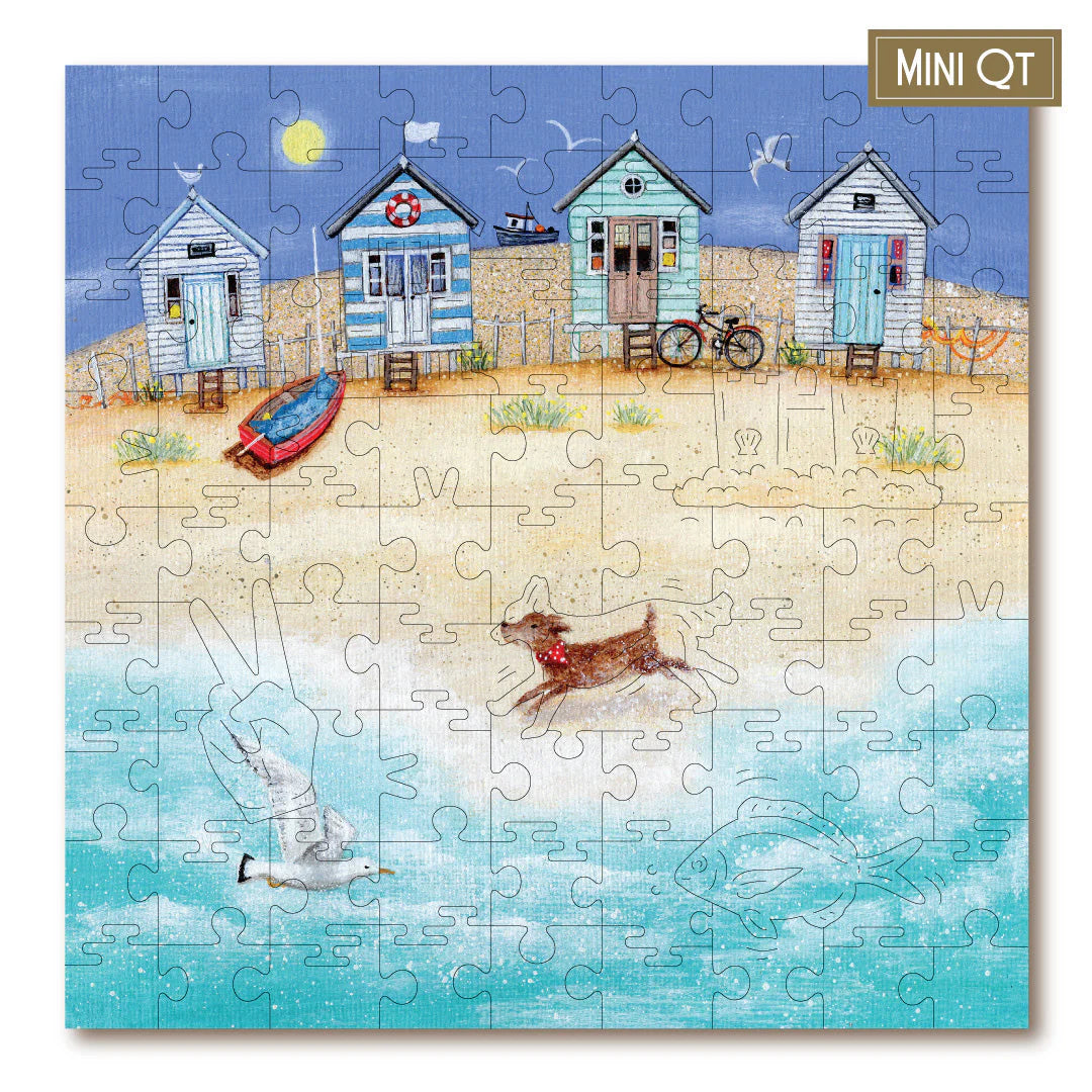 Victory Wooden Puzzles Beach Huts Mini QT-Goviers