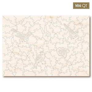 Victory Wooden Puzzles Birds In Bloom MINI QT Jigsaw