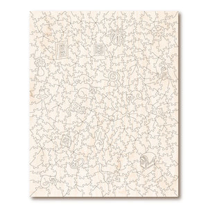 Victory Wooden Puzzles Blue Bedroom Cats Jigsaw-Goviers