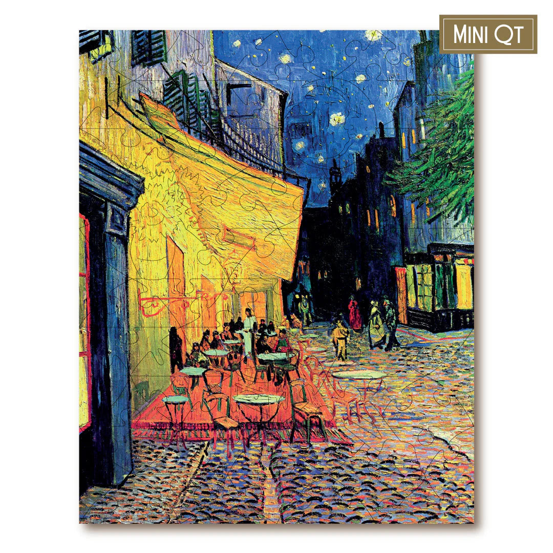 Victory Wooden Puzzles Cafe Terrace At Night Mini QT-Goviers