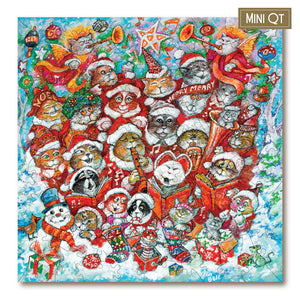 Victory Wooden Puzzles Carolling Cats Mini QT-Goviers