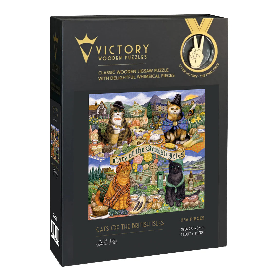 Victory Wooden Puzzles Cats of the British Isles-Goviers