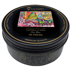 Victory Wooden Puzzles Christmas at Dawn Mini QT-Goviers