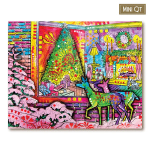 Victory Wooden Puzzles Christmas at Dawn Mini QT-Goviers