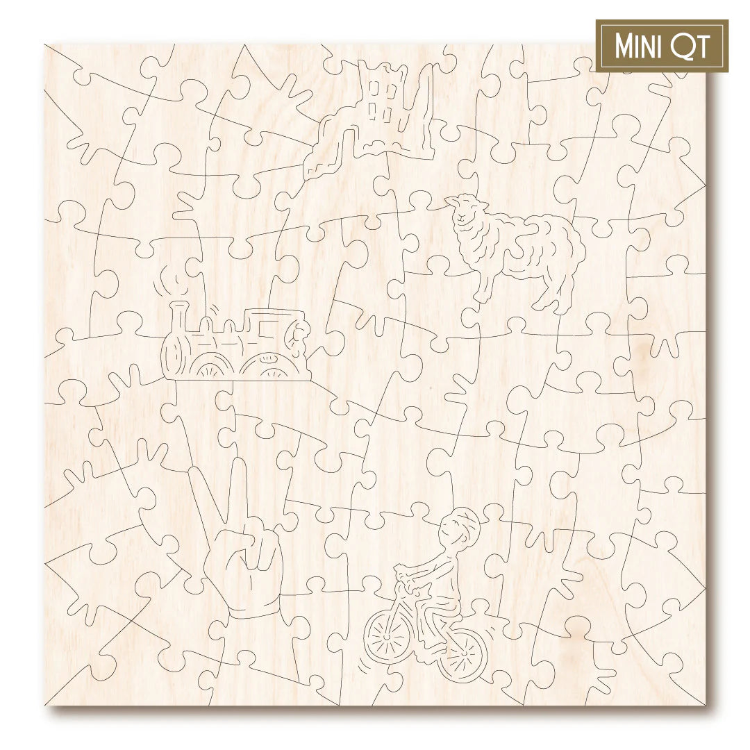 Victory Wooden Puzzles Corfe Castle-Goviers