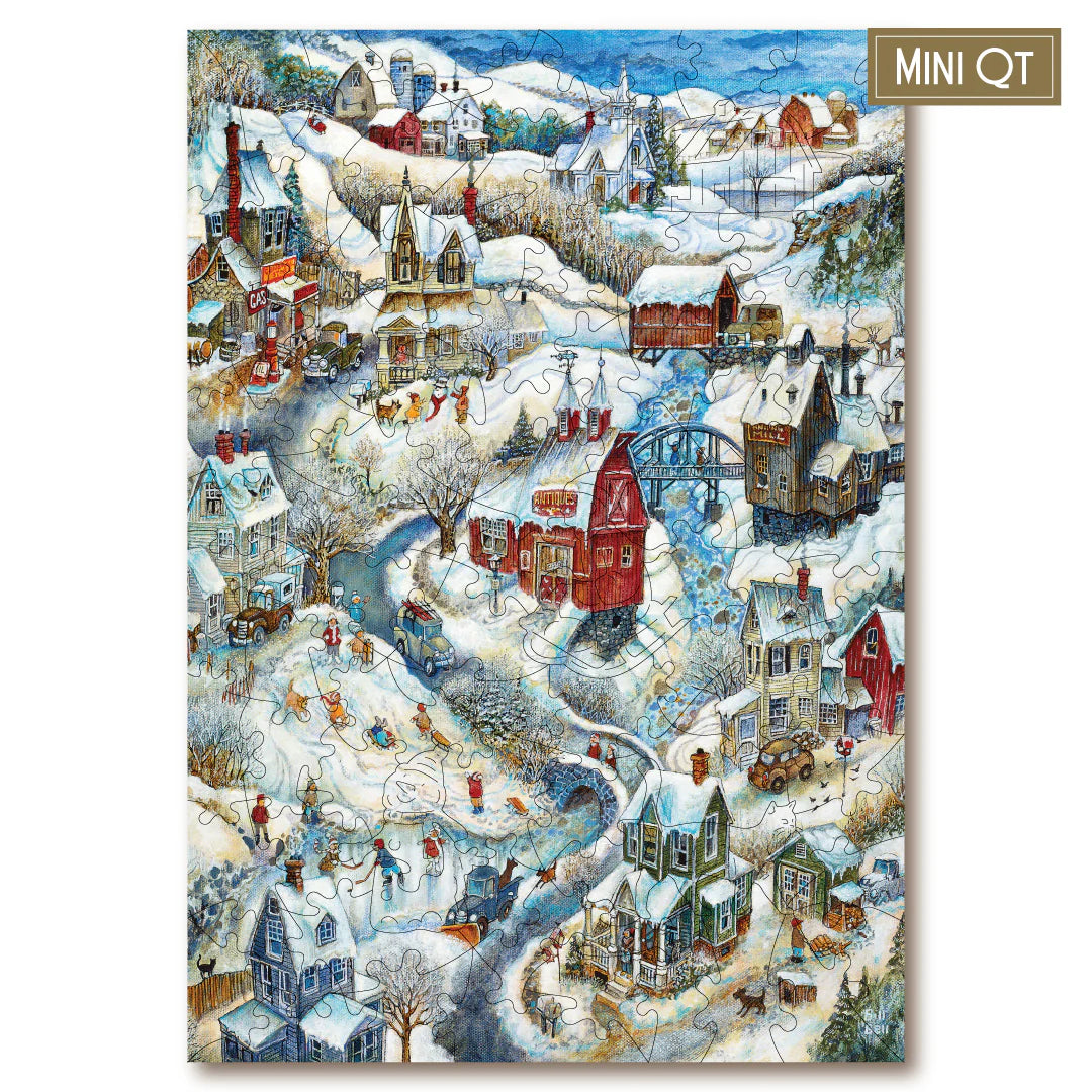 Victory Wooden Puzzles Country Winter Mini QT-Goviers