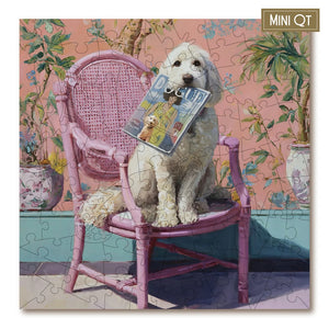 Victory Wooden Puzzles Cover Dog MINI QT Jigsaw