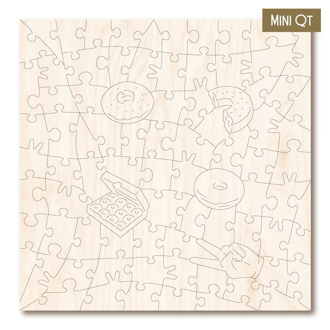 Victory Wooden Puzzles Donuts Mini QT-Goviers