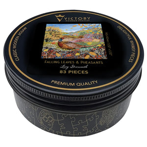 Victory Wooden Puzzles Falling Leaves & Pheasants MINI QT-Goviers