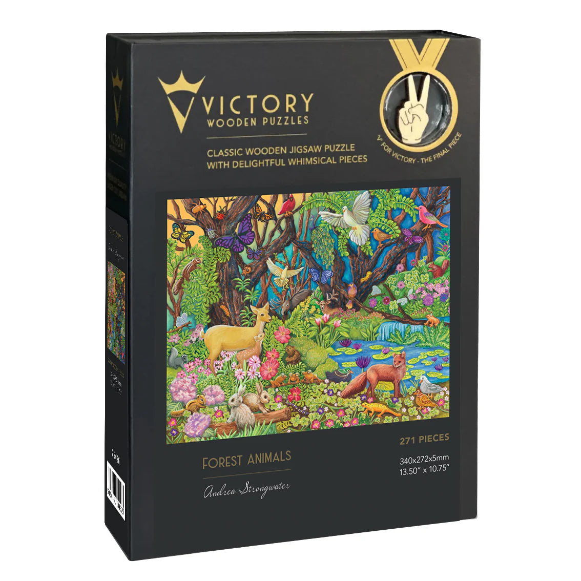 Victory Wooden Puzzles Forest Animals-Goviers