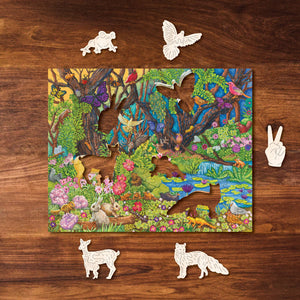 Victory Wooden Puzzles Forest Animals MINI QT-Goviers