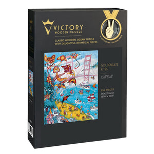 Victory Wooden Puzzles Goldengate Kites