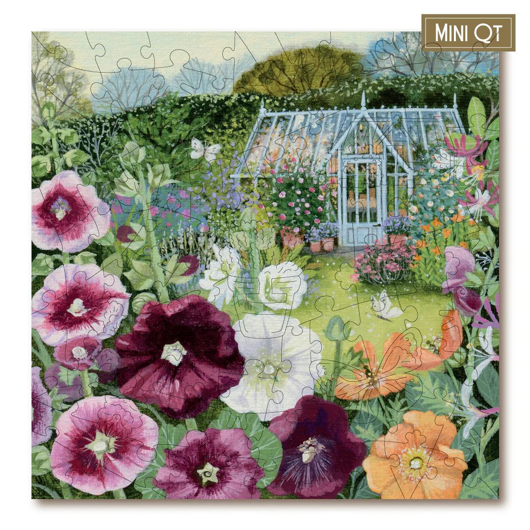 Victory Wooden Puzzles Hollyhocks Mini QT-Goviers