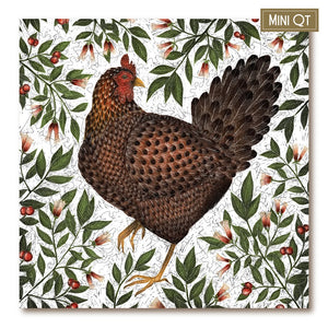 Victory Wooden Puzzles Honeysuckle Hen MINI QT Jigsaw-Goviers