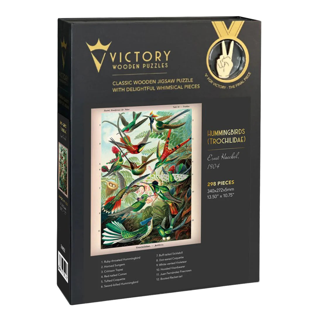 Victory Wooden Puzzles Hummingbirds (Trochilidae) Jigsaw-Goviers
