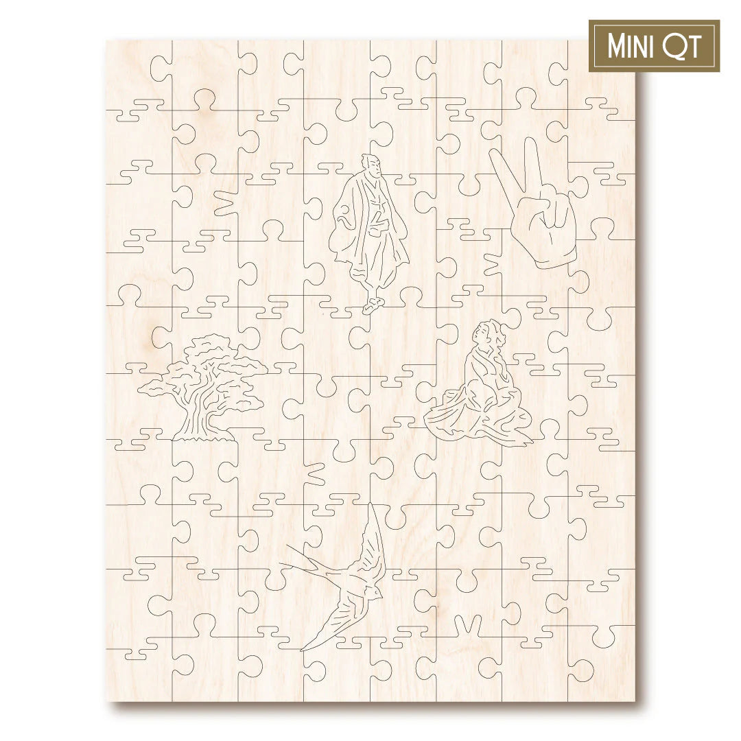 Victory Wooden Puzzles Kameido Tenjin Mini QT-Goviers