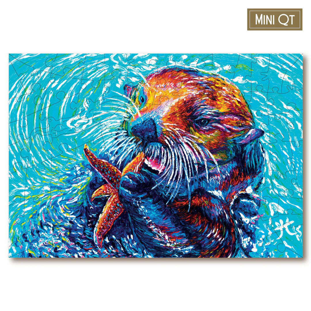 Victory Wooden Puzzles Kiss The Starfish MINI QT-Goviers