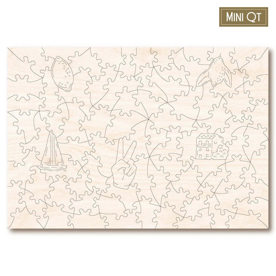 Victory Wooden Puzzles Lemon Riviera MINI QT Jigsaw-Goviers
